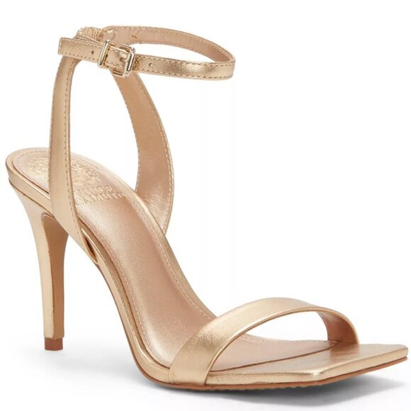 NEW Vince Camuto Saprenda 2 Sandal Women's Size 6.5M Gold Metallic - Picture 1 of 5
